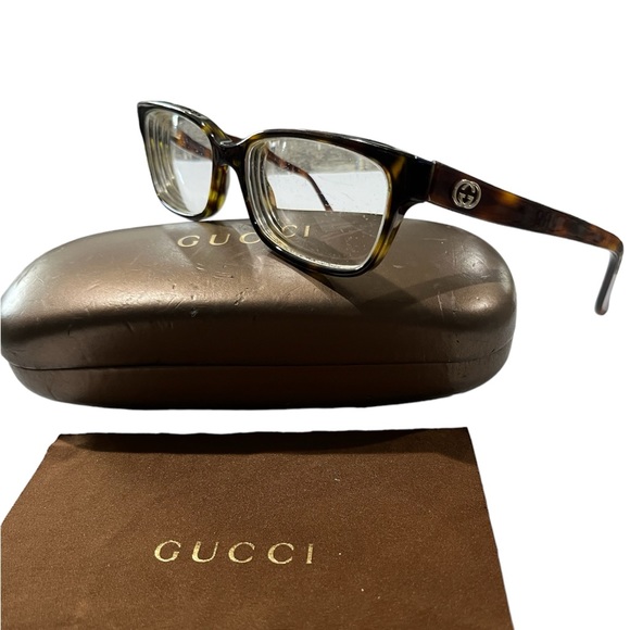 Authentic GUCCI tortoise eyeglasses frame. - Picture 2 of 4